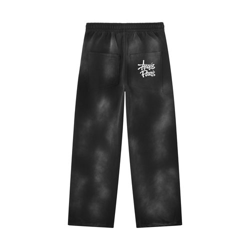 350 GSM Anges Paris Sunfade Wide Leg Fleece Sweatpants