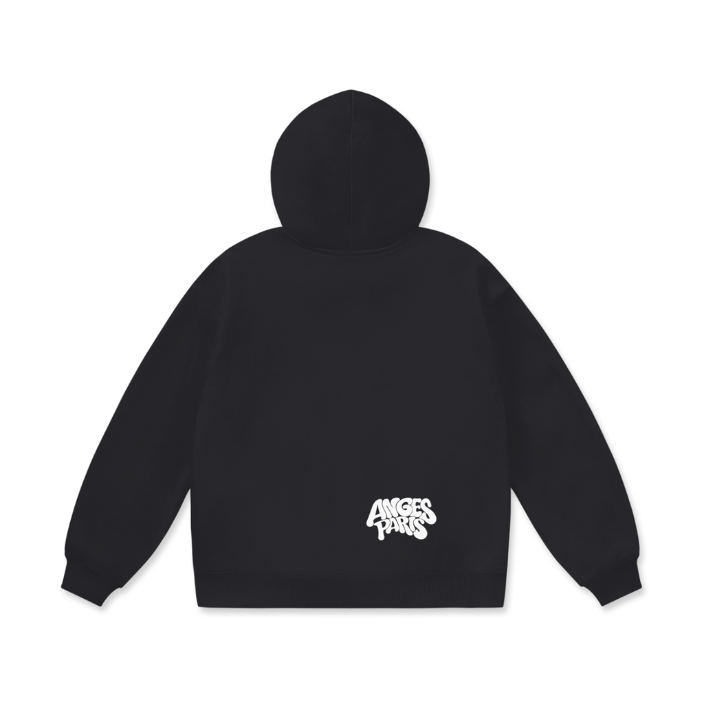 460 GSM Anges Paris Bubble Gum Heavyweight Fleece Hoodie