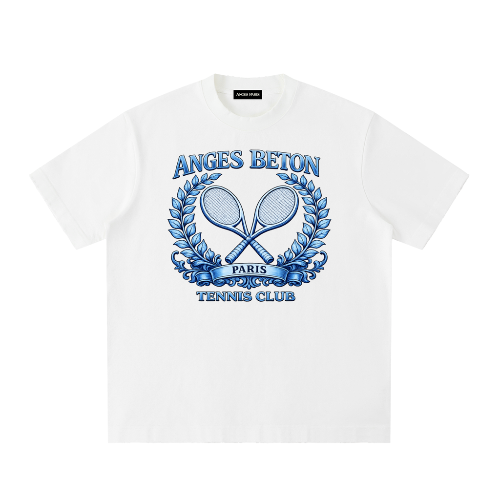 430 GSM Anges Beton Tennis Club Heavyweight T-Shirt