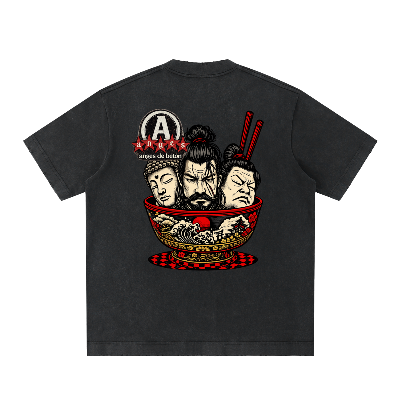 430 GSM (12.7oz) Kanji Bowl Heavyweight T-Shirt