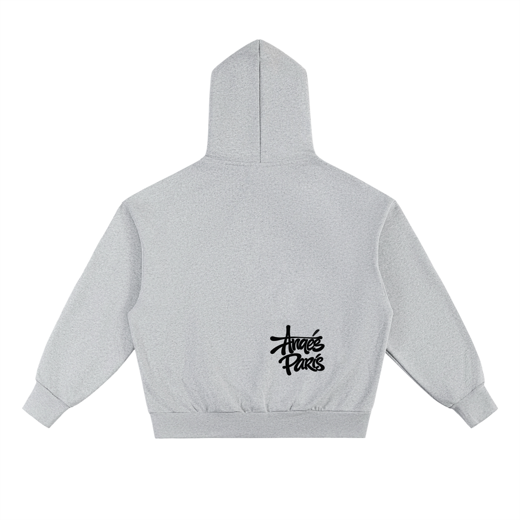 500 GSM Anges Beton Stripe Heavyweight Hoodie
