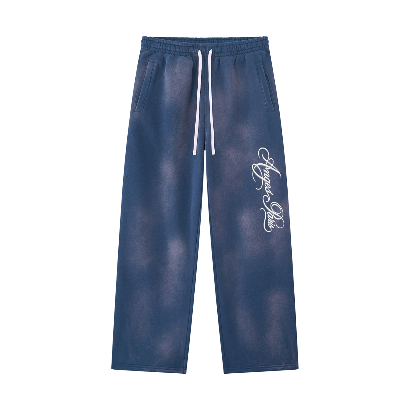 350 GSM Anges Paris Sunfade Wide Leg Fleece Sweatpants
