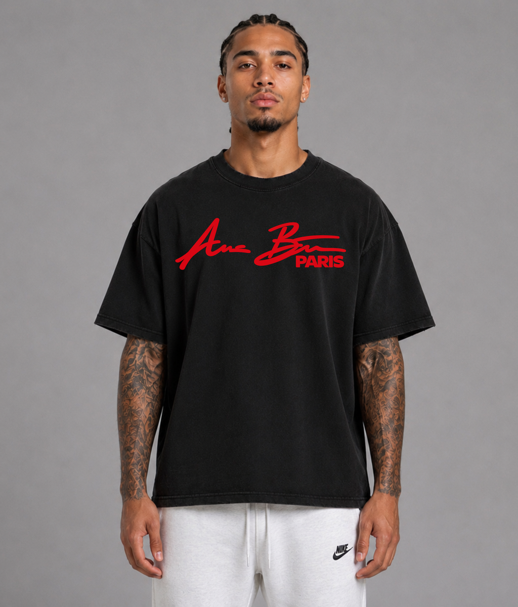 425 GSM Anges Beton Paris Sympathy for the Devil Heavyweight T-Shirt