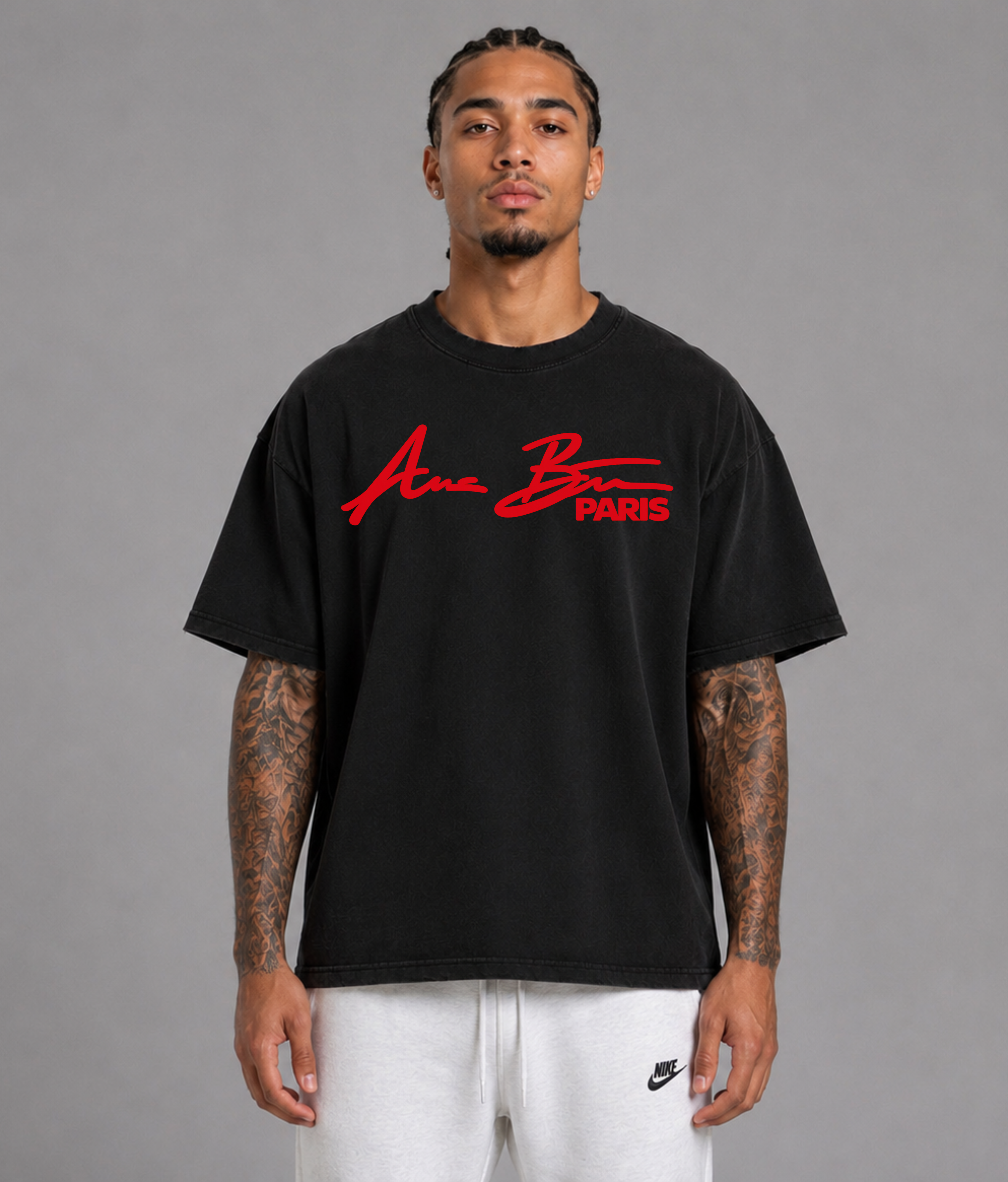 425 GSM Anges Beton Paris Sympathy for the Devil Heavyweight T-Shirt