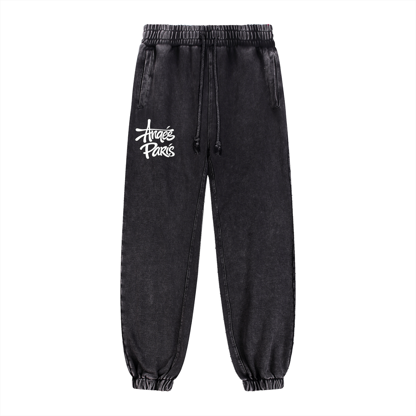 400 GSM Anges Paris Snow Wash Heavyweight Sweatpants
