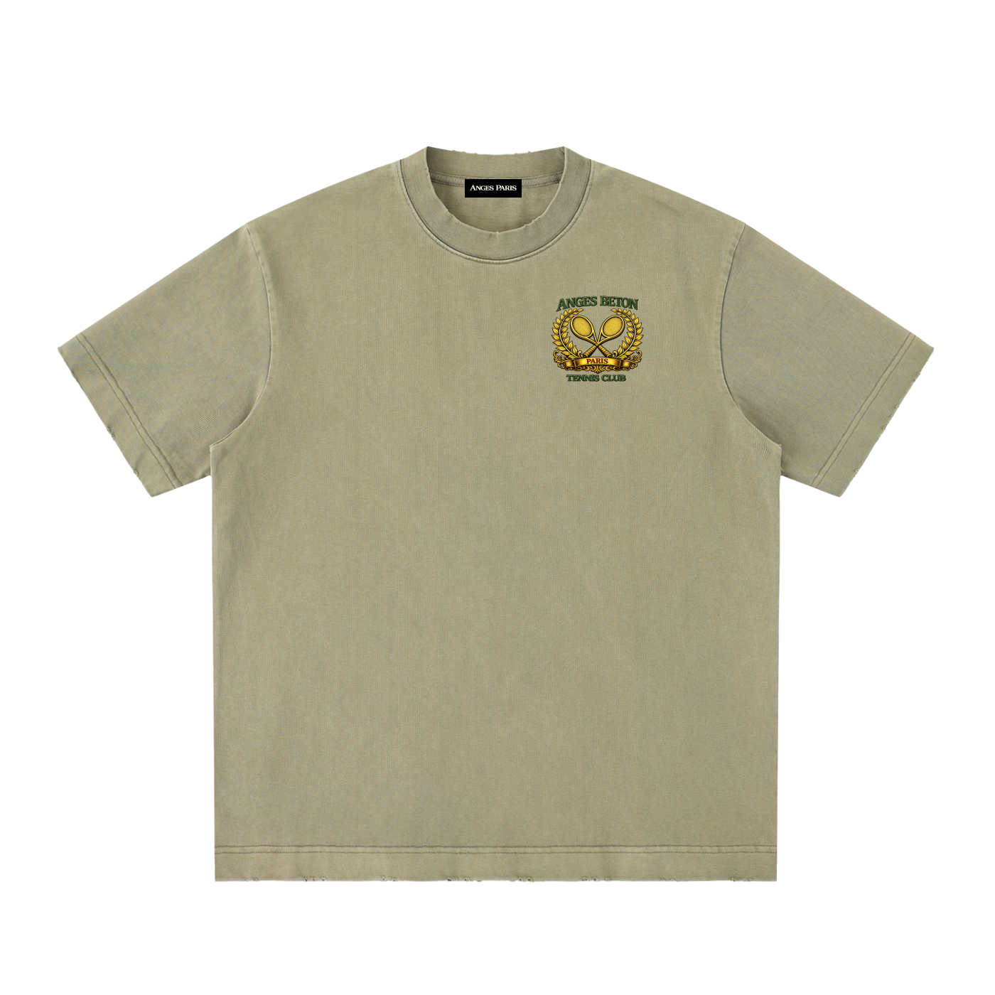 430 GSM Anges Beton Tennis Heavyweight T-Shirt