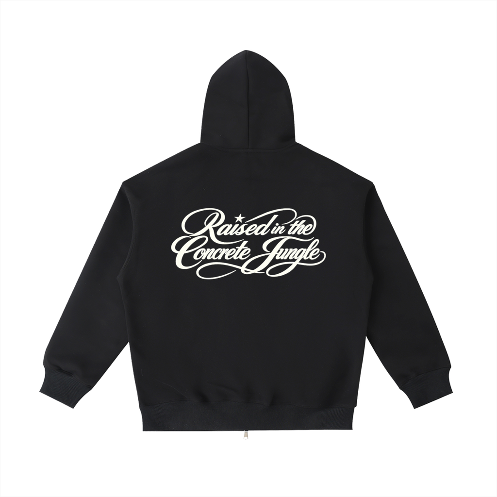 Anges Beton Zip Heavyweight Hoodie
