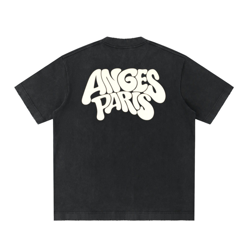 430 GSM Anges Paris Bubble Gum Heavyweight T-Shirt