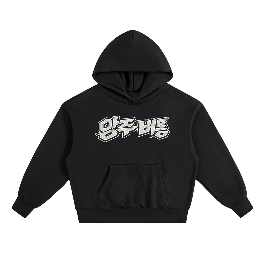 500 GSM Korean Concrete Angels Heavyweight Hoodie