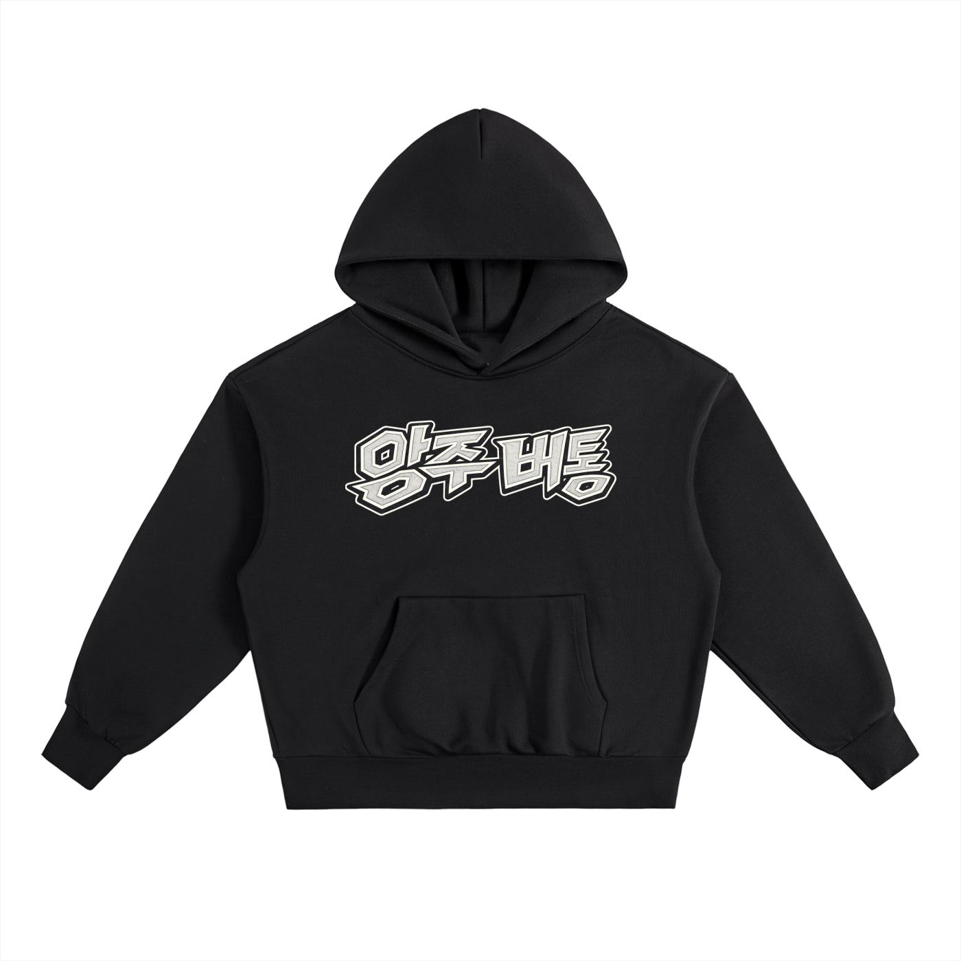 500 GSM Korean Concrete Angels Heavyweight Hoodie