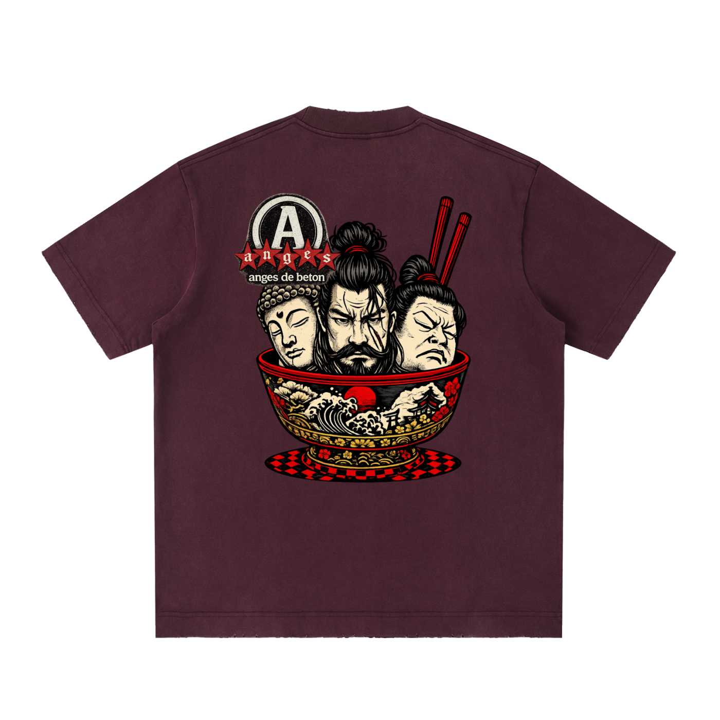 430 GSM Kanji Bowl Heavyweight T-Shirt