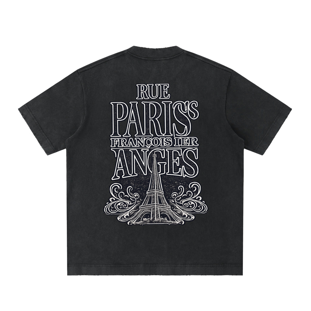 430 GSM (12.7oz) Anges Paris Vintage Heavyweight T Shirt