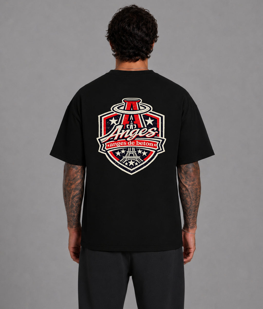 425 GSM (12.5oz) Anges Beton Badge Heavyweight T-Shirt