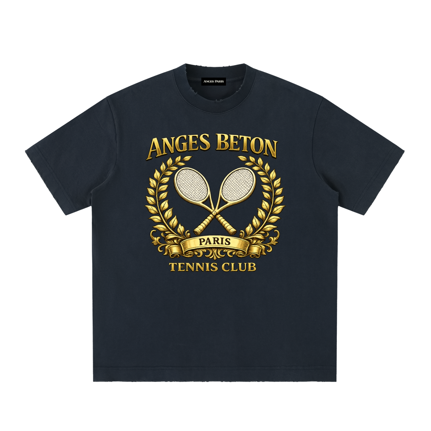 430 GSM Anges Beton Tennis Club Heavyweight T-Shirt