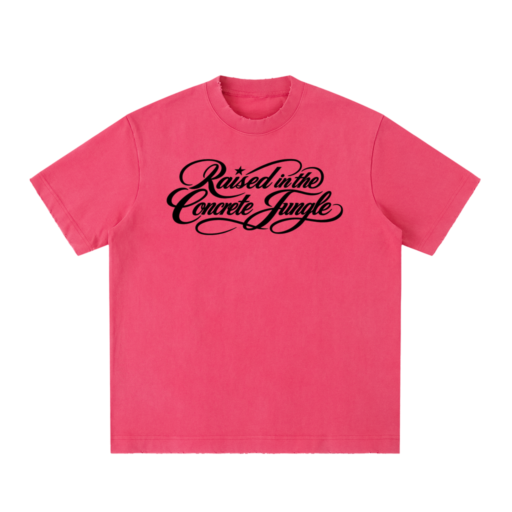 430 GSM Anges Paris Script Heavyweight T-Shirt