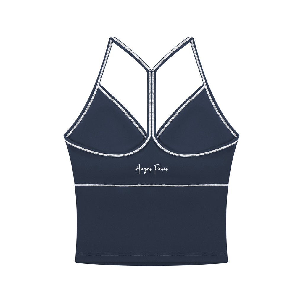AP Yoga Tank Top- Black/Navy