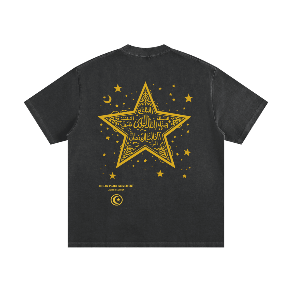 430 GSM Arabic Star Heavyweight T-Shirt