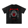 250 GSM Mouth of Roses Snow Wash T-Shirt
