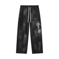 350 GSM Anges Paris Sunfade Wide Leg Fleece Sweatpants