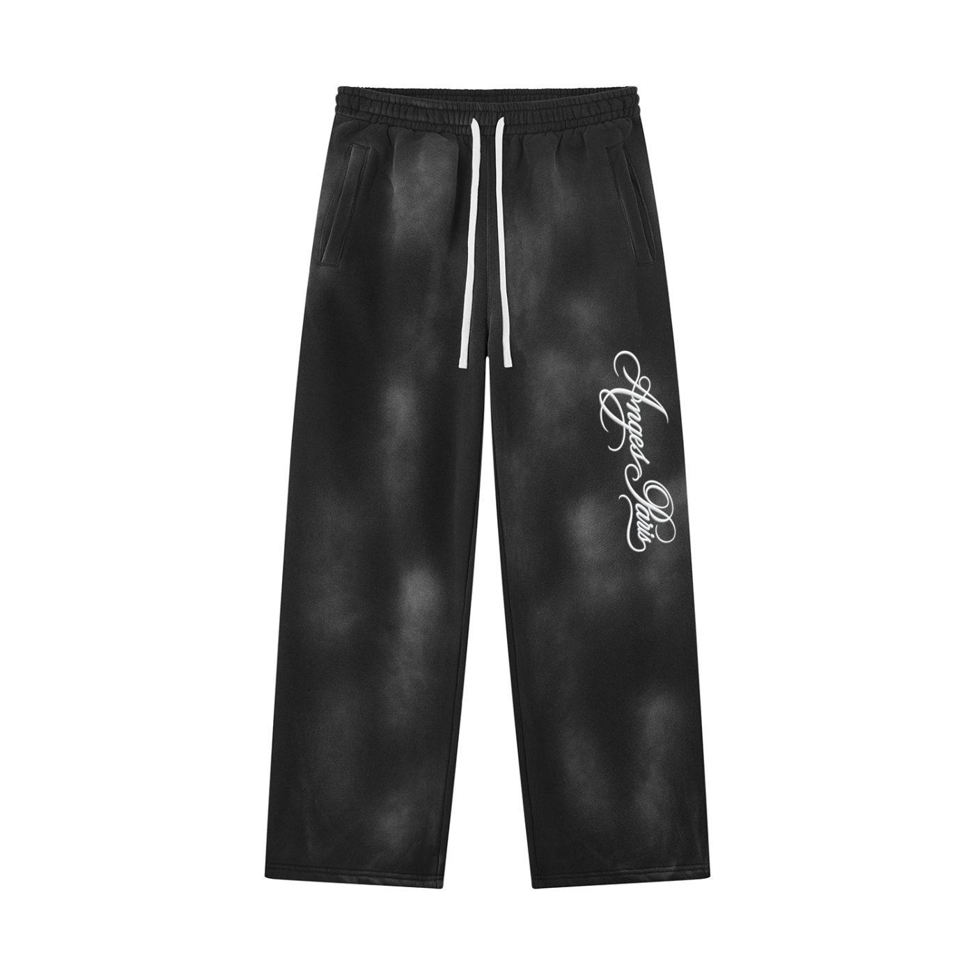 350 GSM Anges Paris Sunfade Wide Leg Fleece Sweatpants