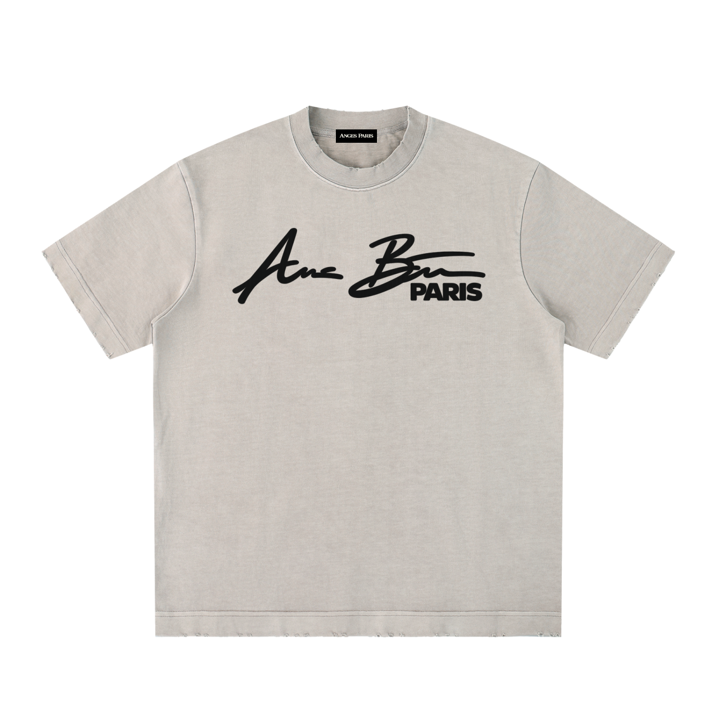 430 GSM Script Badge Heavyweight T-Shirt