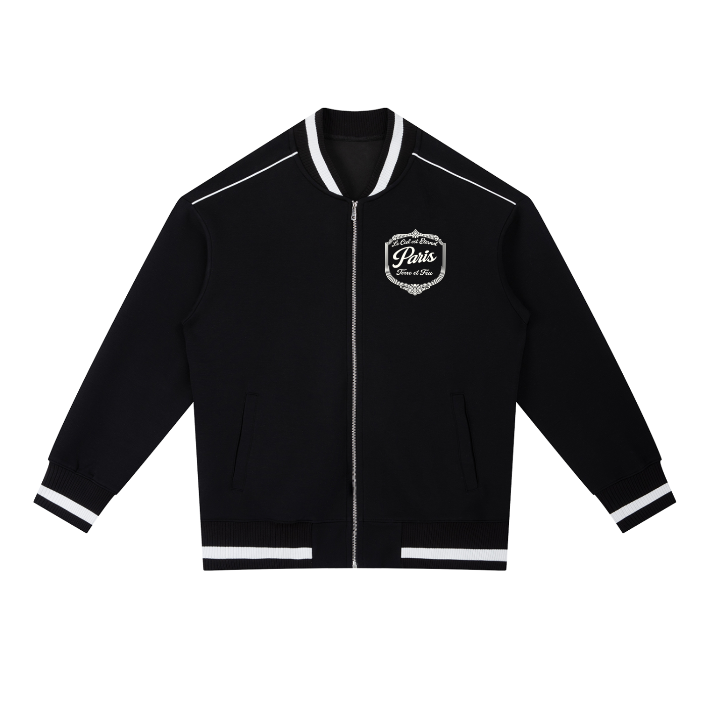 400 GSM Concrete Angels Zip Bomber Jacket