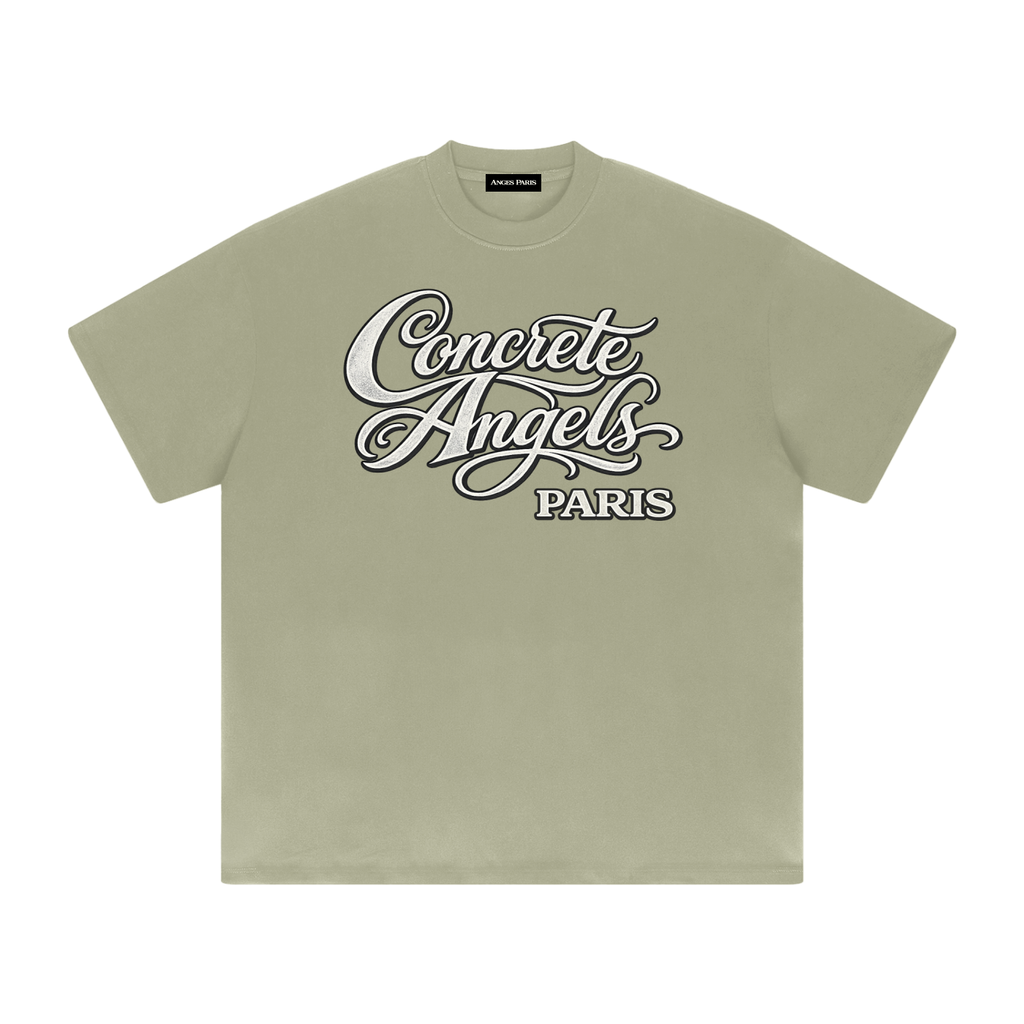 425 GSM (12.5oz) Concrete Angels Heavyweight Drop Shoulder T-Shirt