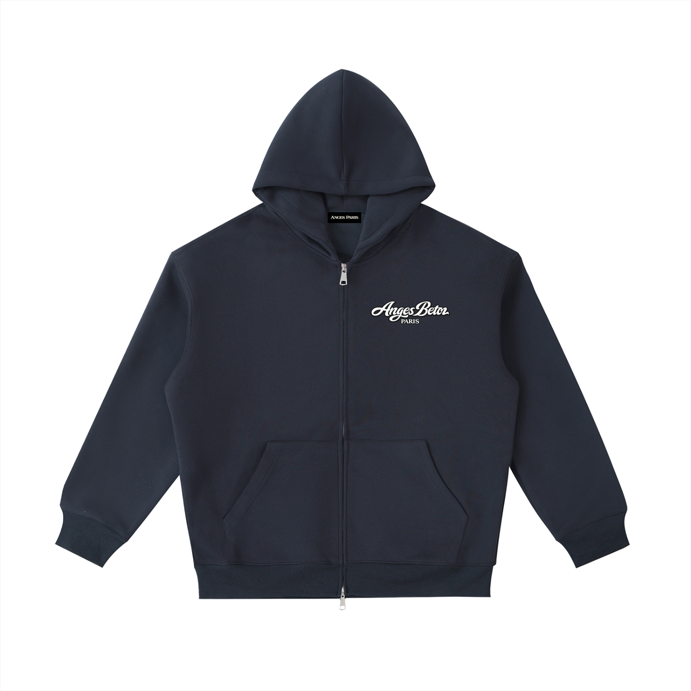 Anges Beton Zip Heavyweight Hoodie