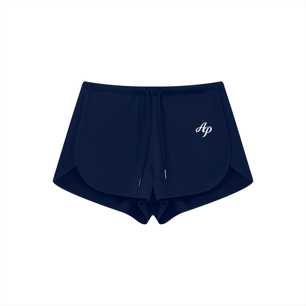 AP Drawstring Shorts-Black/Navy