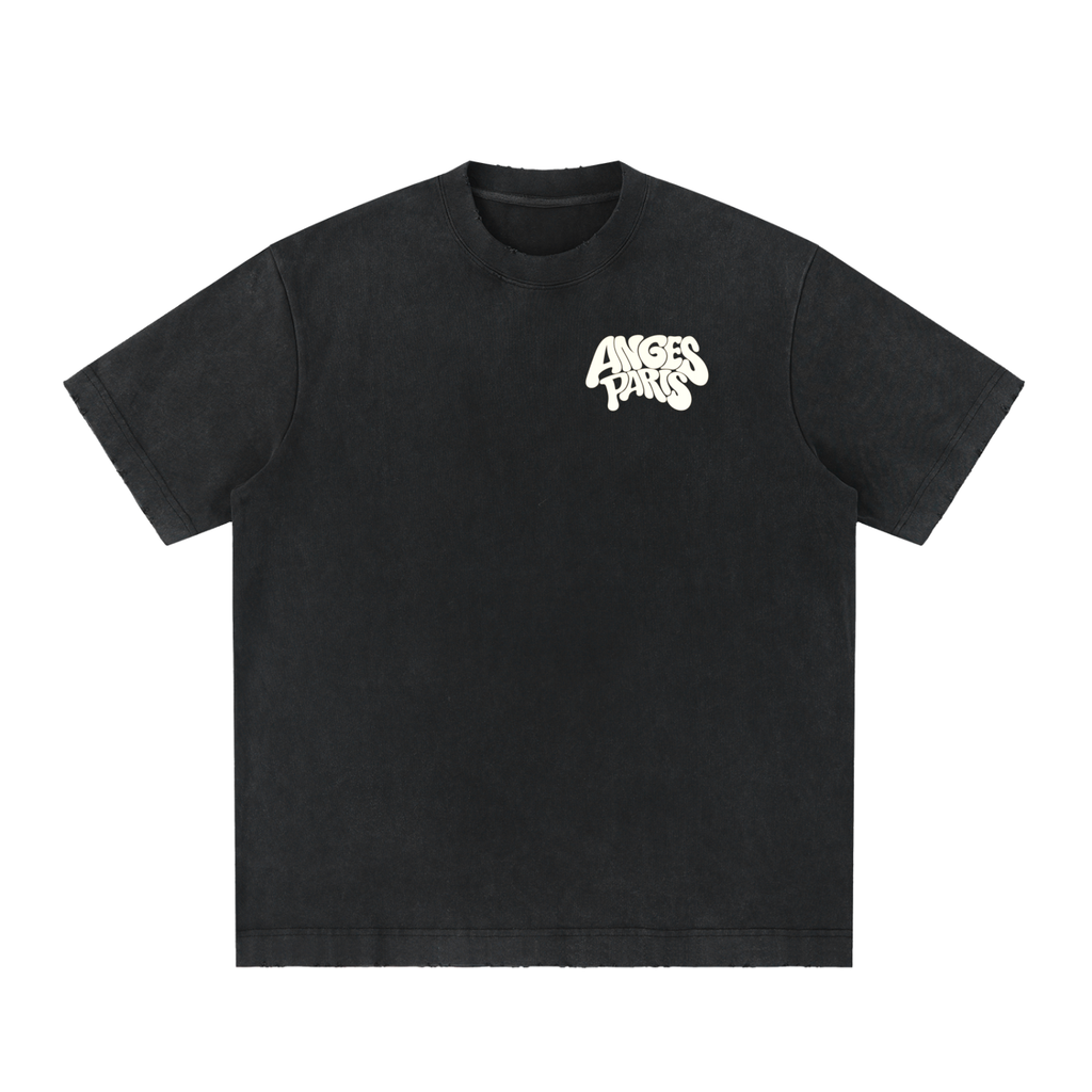 430 GSM Anges Paris Bubble Gum Heavyweight T-Shirt