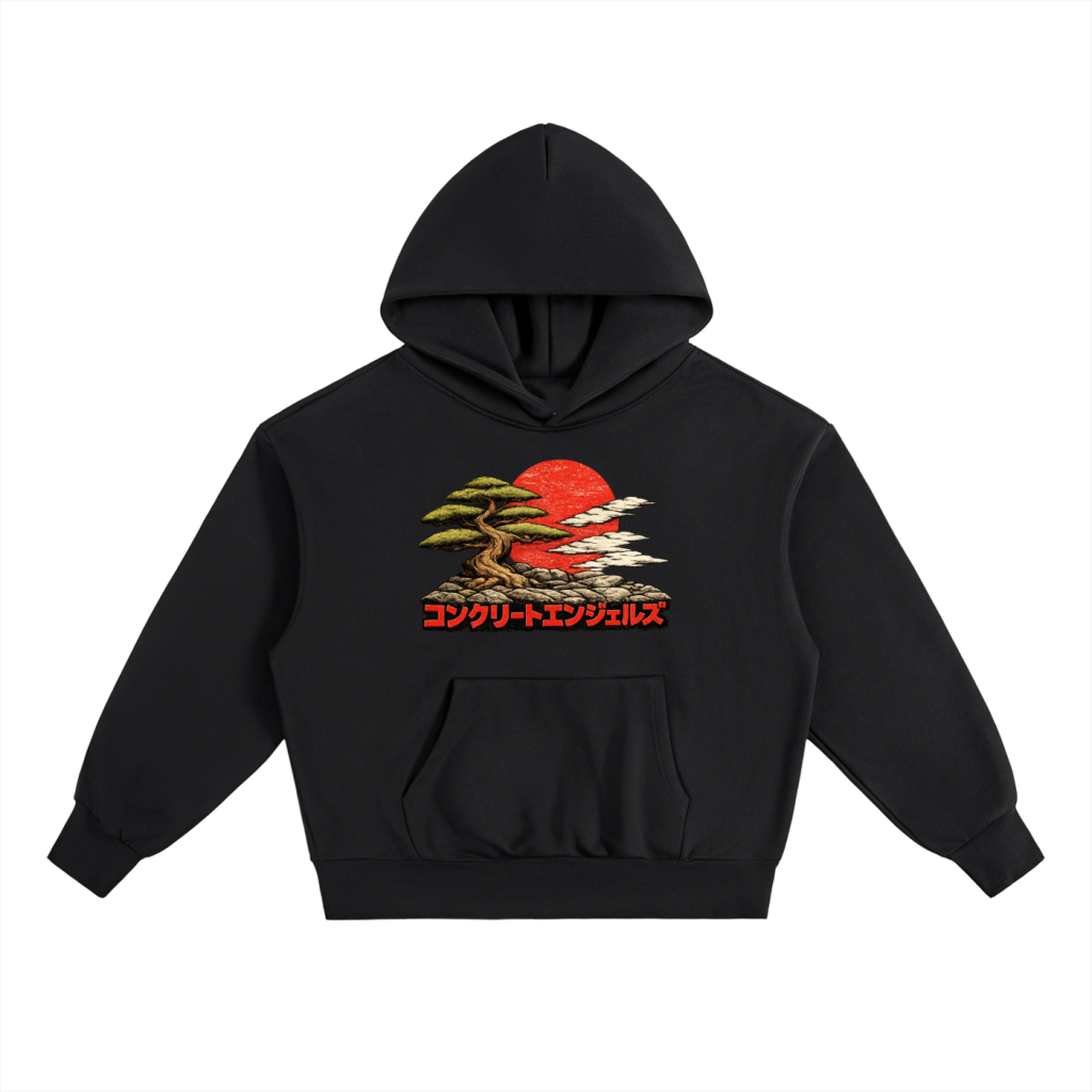 500 GSM Anges Paris Bonsai Heavyweight Hoodie