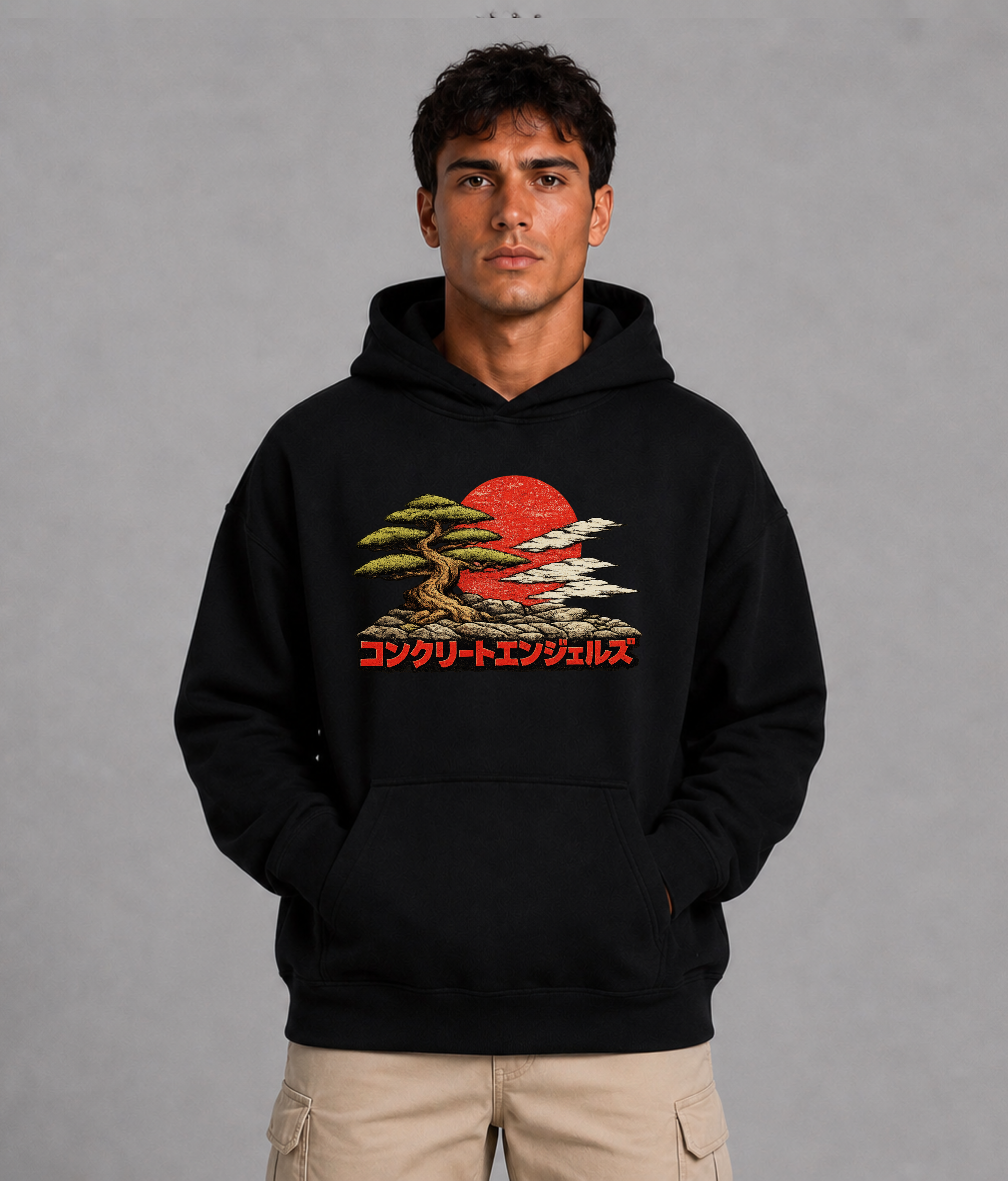 500 GSM Anges Paris Bonsai Heavyweight Hoodie