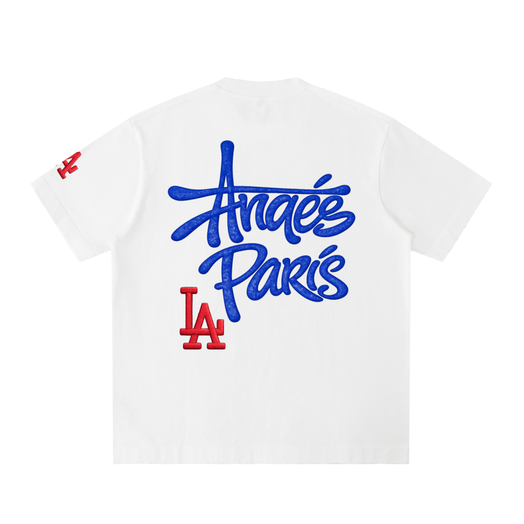 430 GSM (12.7 oz) Anges Paris LA Heavyweight T-Shirt
