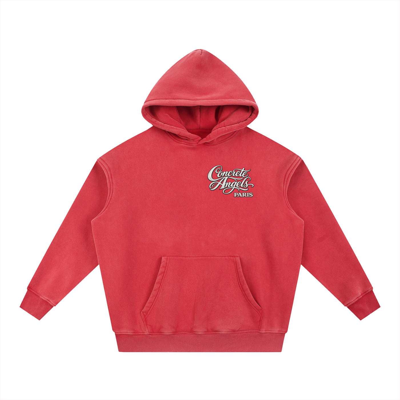 355 GSM Concrete Angels Snow Wash Oversize Hoodie