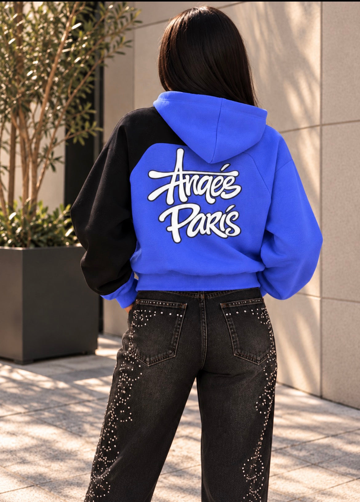 AP Color-Block Fleece Hoodie