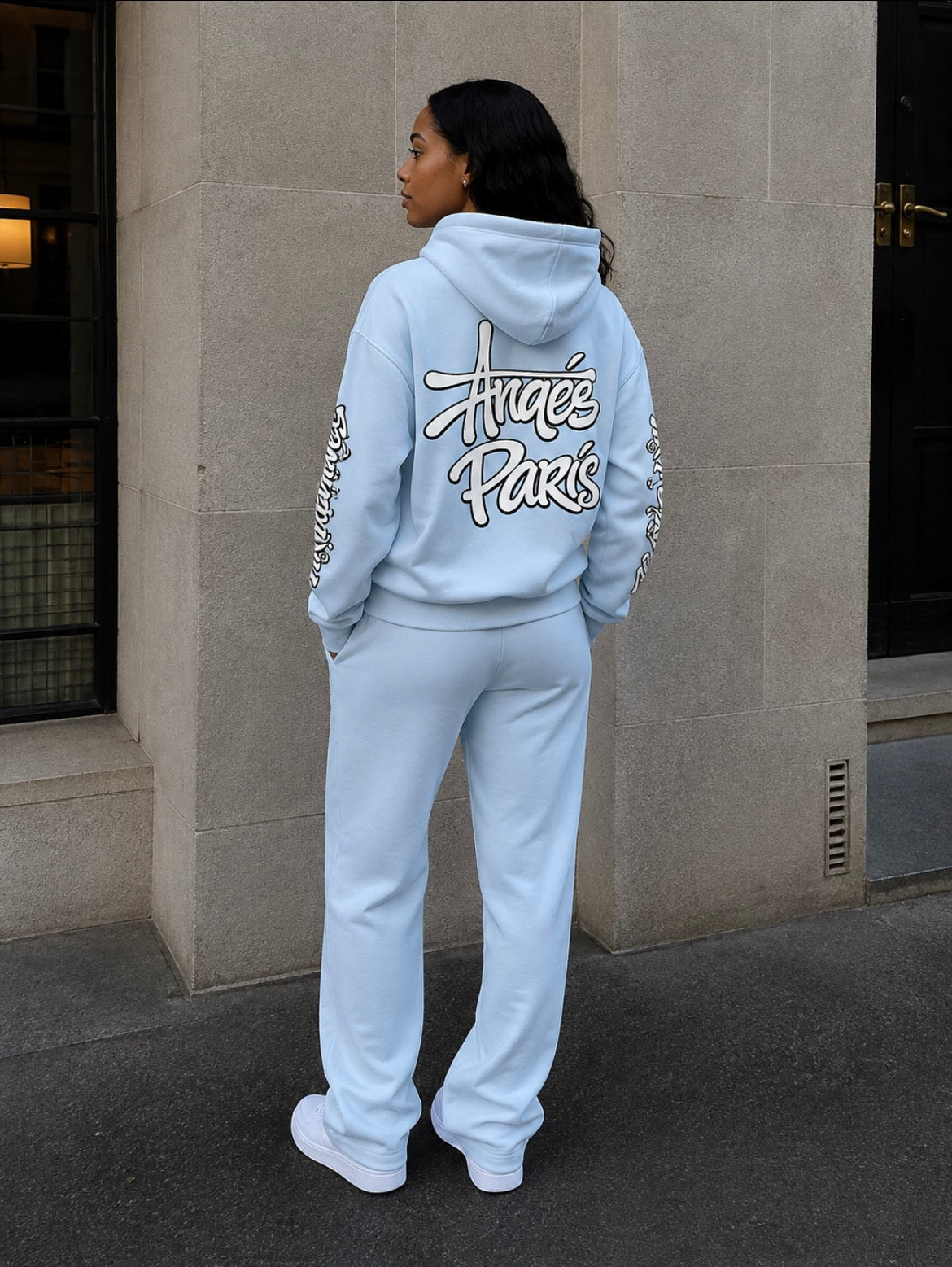 アンジェパリ Straight Leg Sweatpants