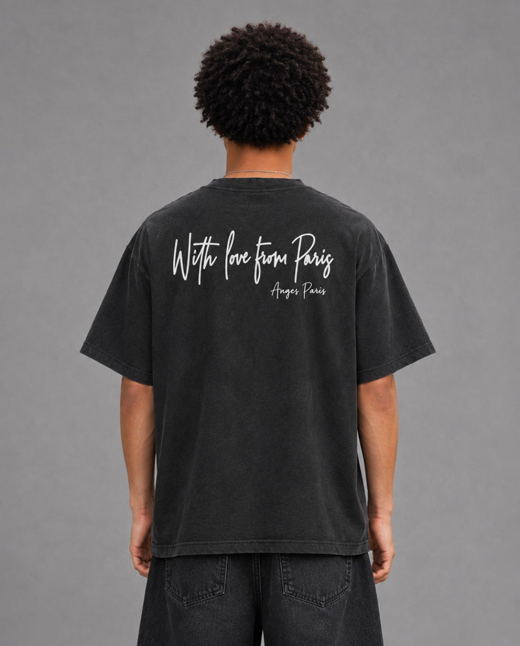430 GSM (12.7oz) With Love From Paris Heavyweight T-Shirt