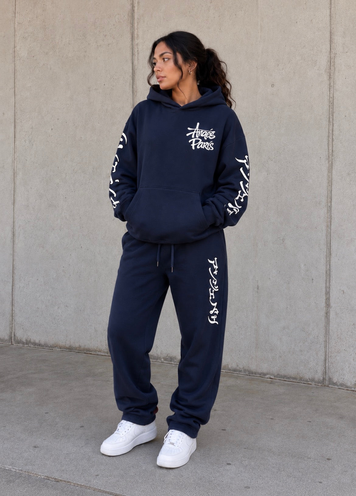 アンジェパリ Blues Midweight Hoodie