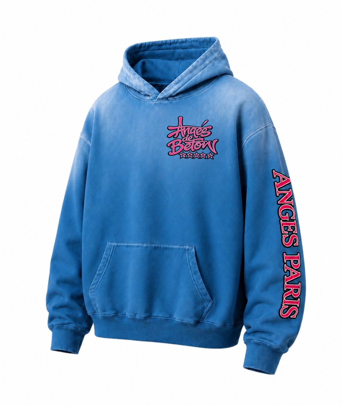 400 GSM Anges de Beton Midweight Sunfade Hoodie