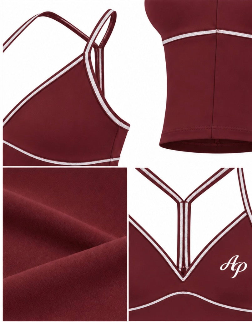 AP Yoga Tank Top- Wine