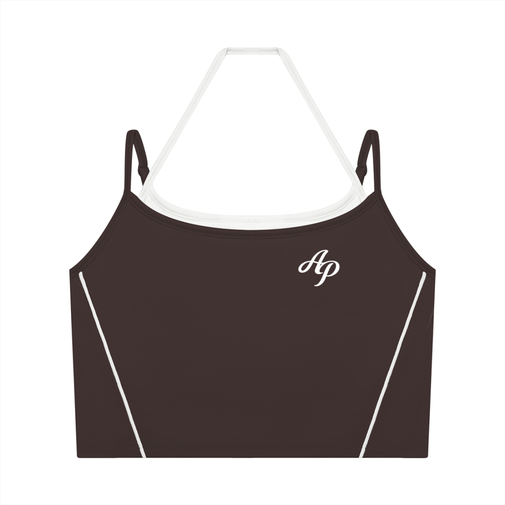 AP Layered Tank Top- Pink/Brown