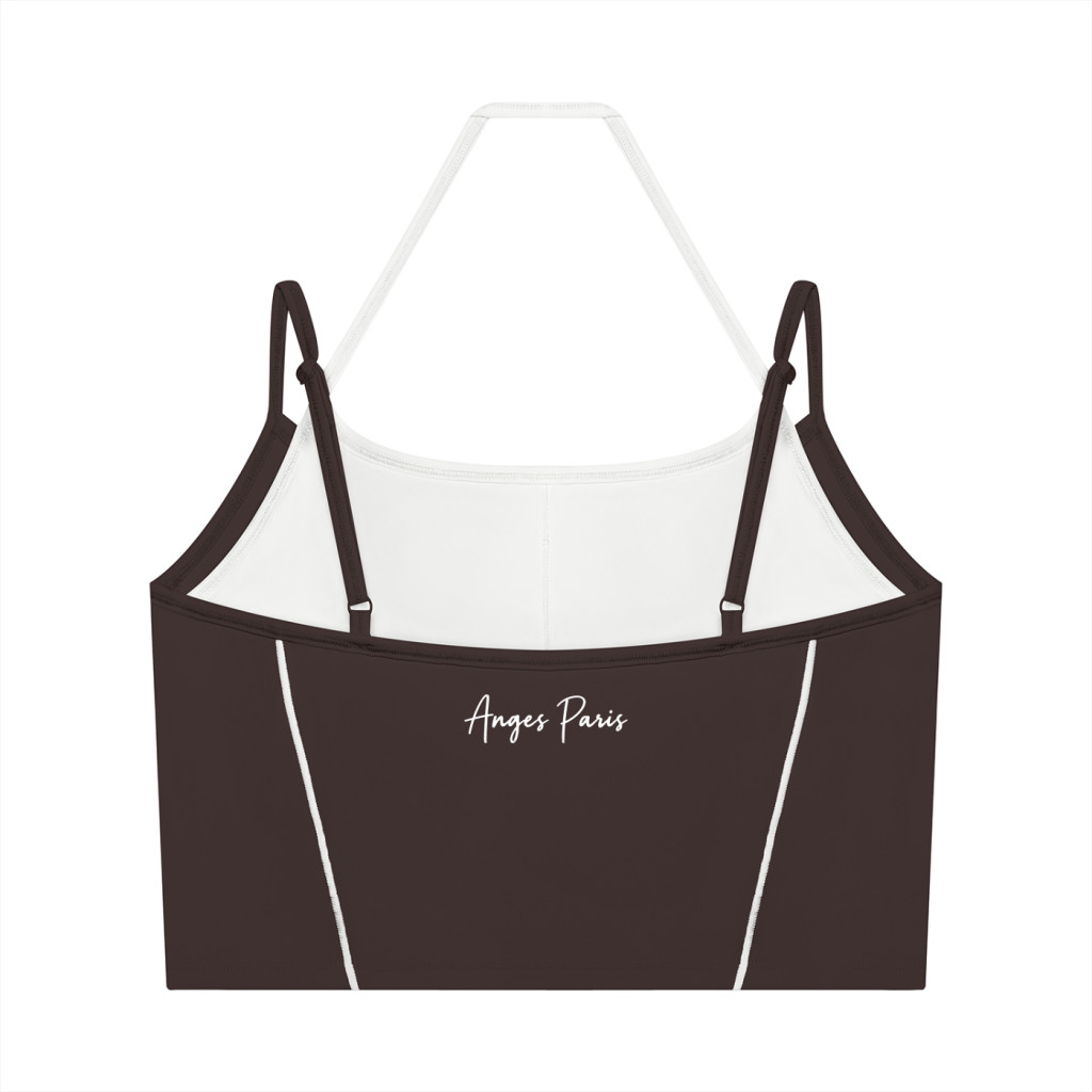 AP Layered Tank Top- Pink/Brown