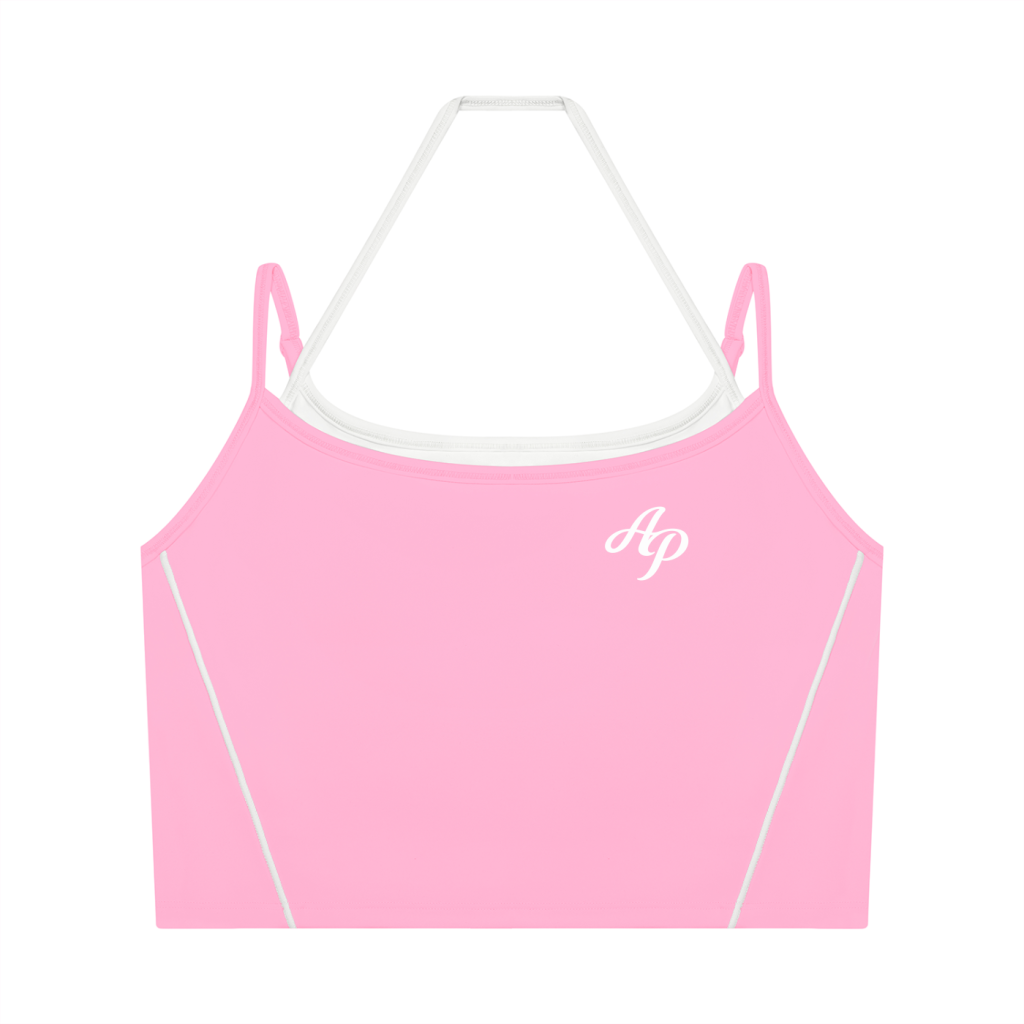 AP Layered Tank Top- Pink/Brown