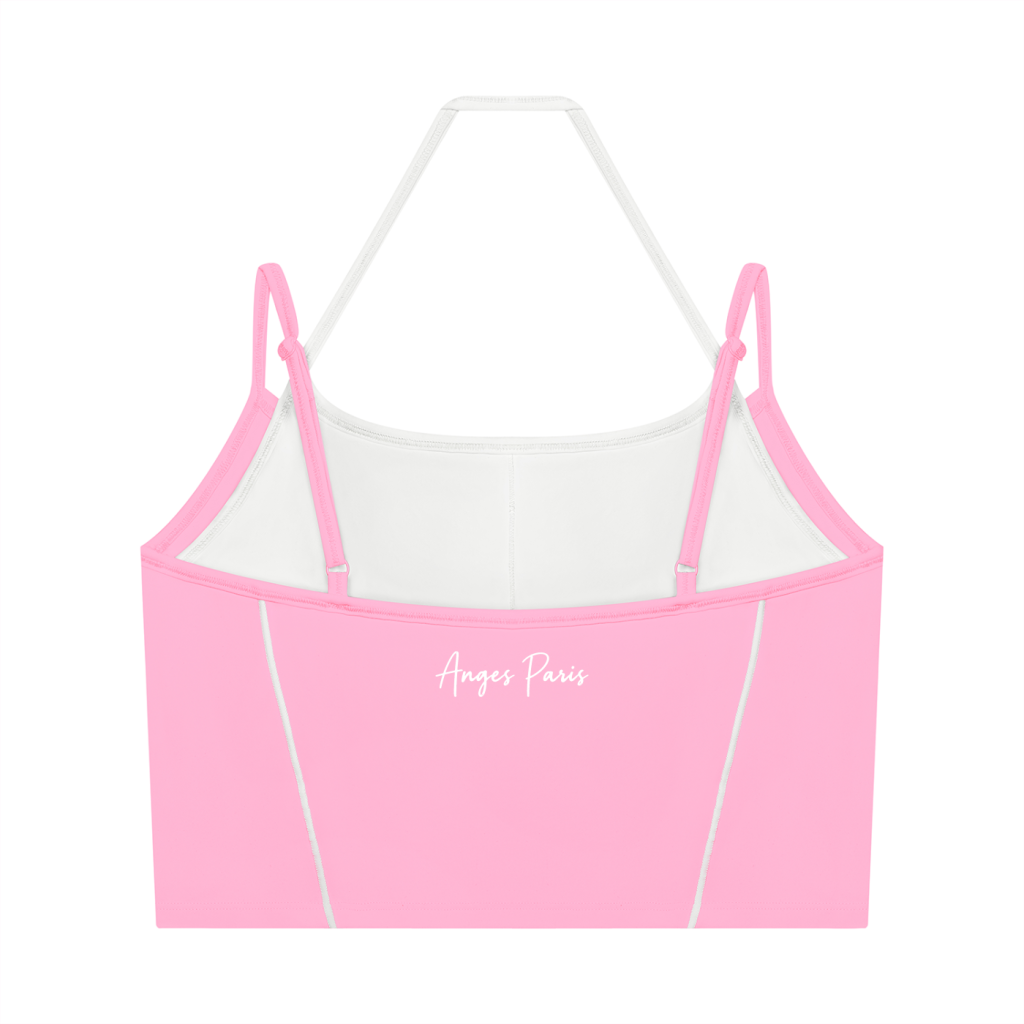 AP Layered Tank Top- Pink/Brown