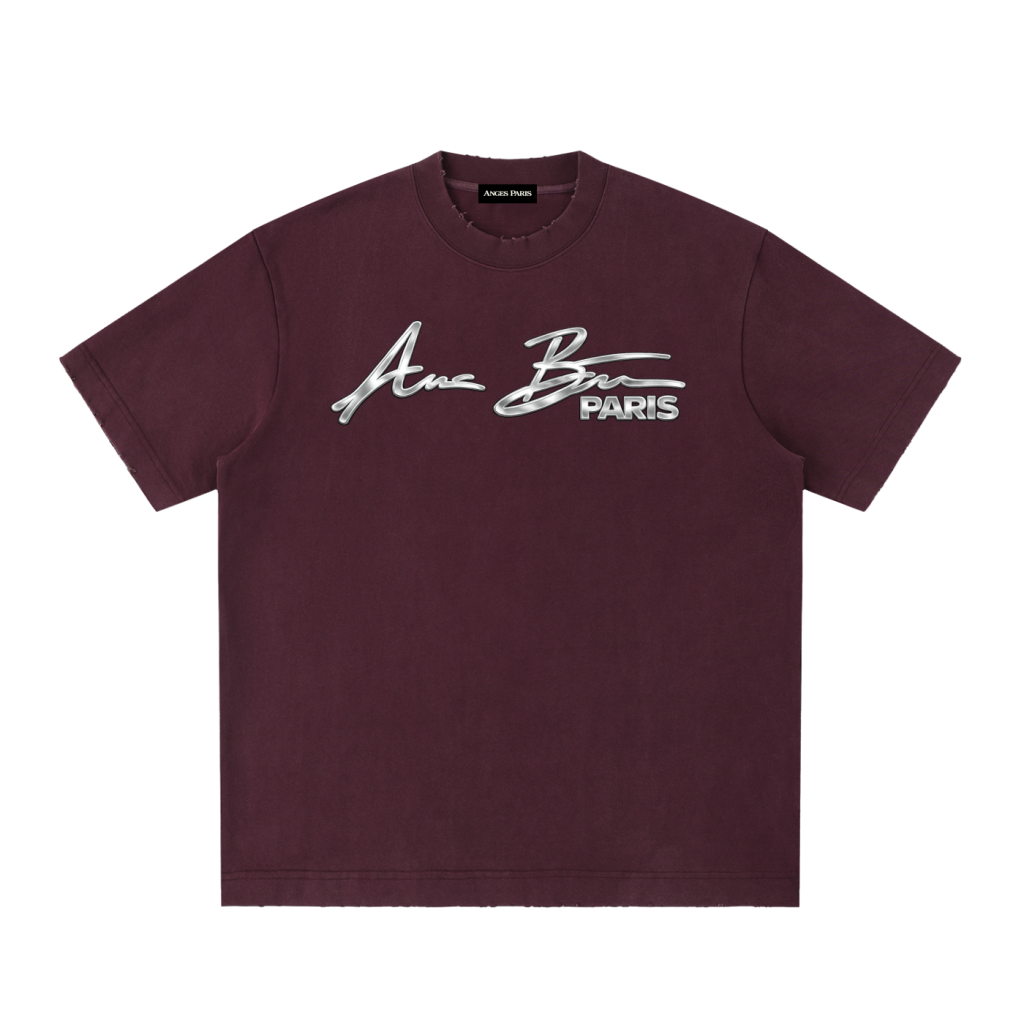 430 GSM Anges Beton Paris Shield Heavyweight T-Shirt
