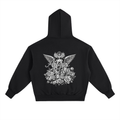 500 GSM Kanji Flight Anges Heavyweight Hoodie