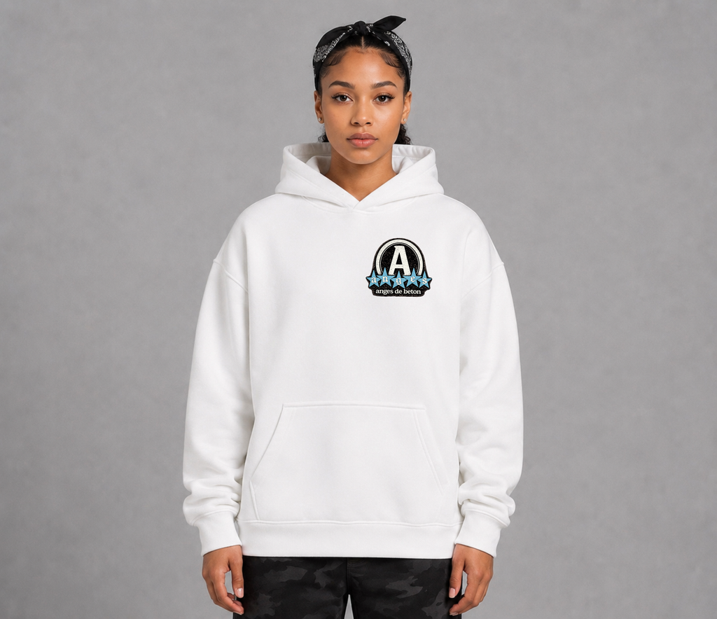 500 GSM Anges Stars Heavyweight Hoodie