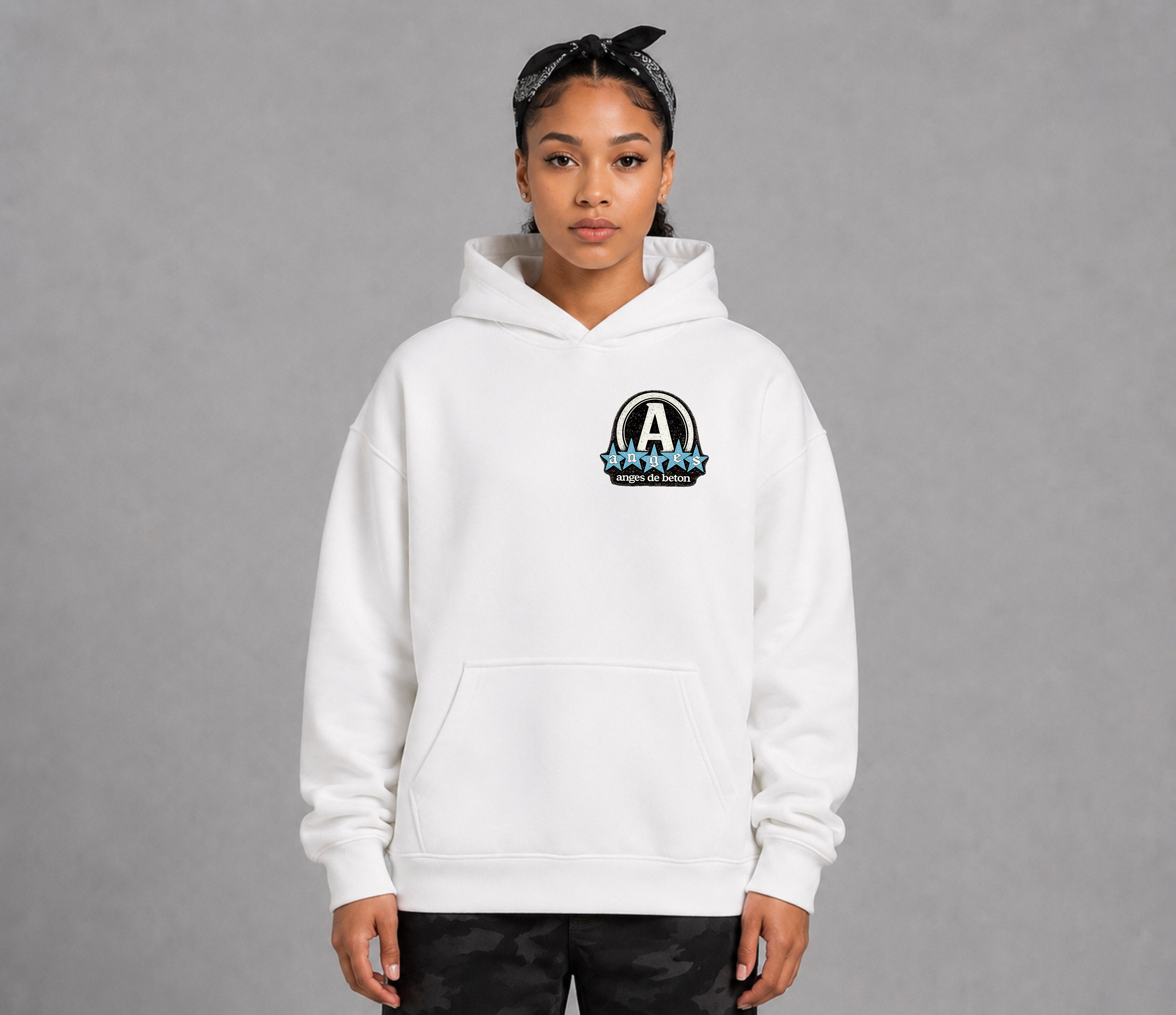 500 GSM Anges Stars Heavyweight Hoodie