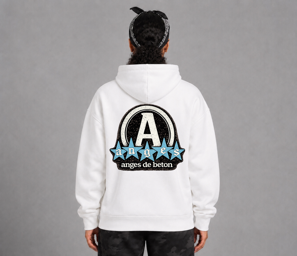 500 GSM Anges Stars Heavyweight Hoodie