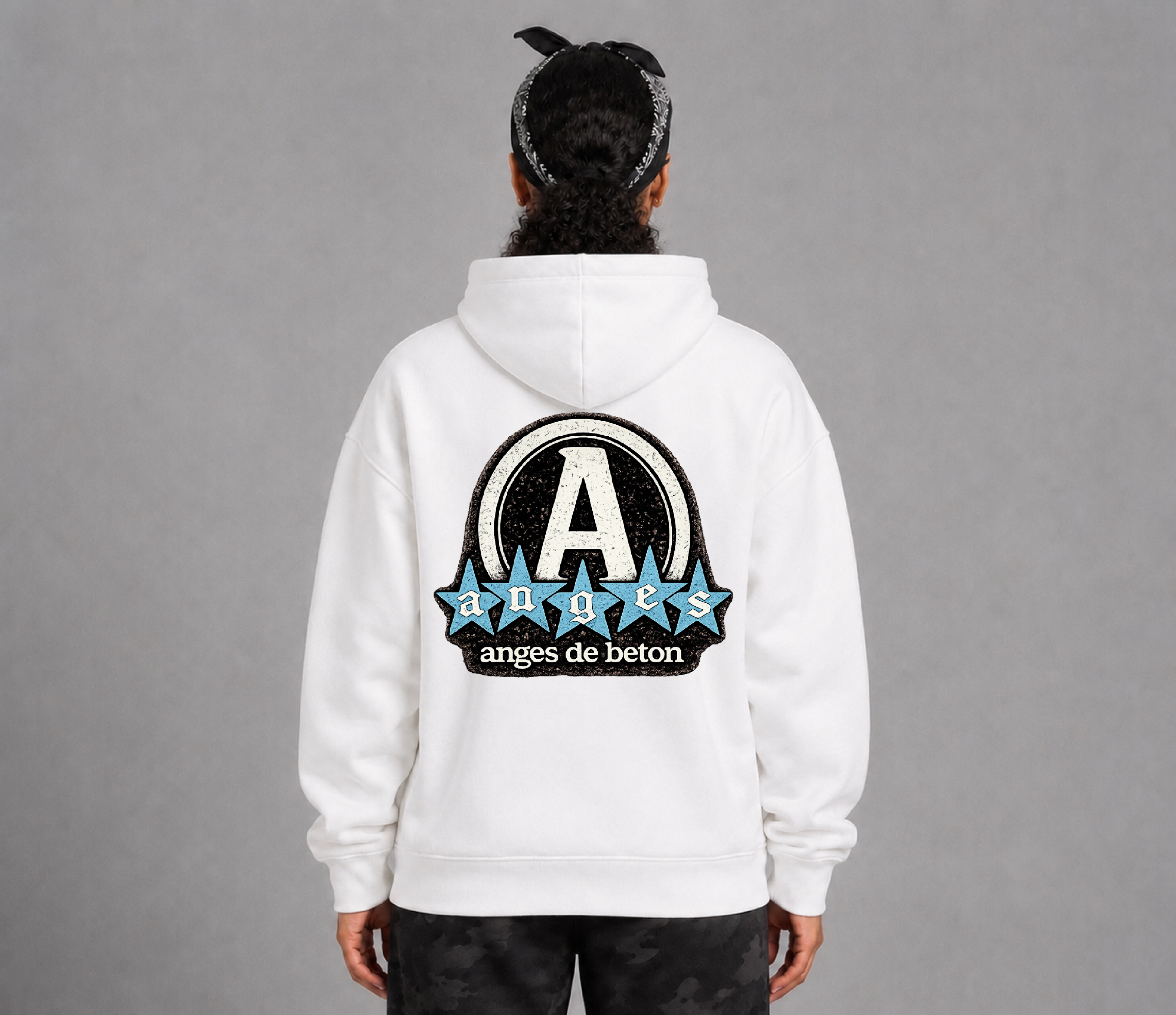 500 GSM Anges Stars Heavyweight Hoodie